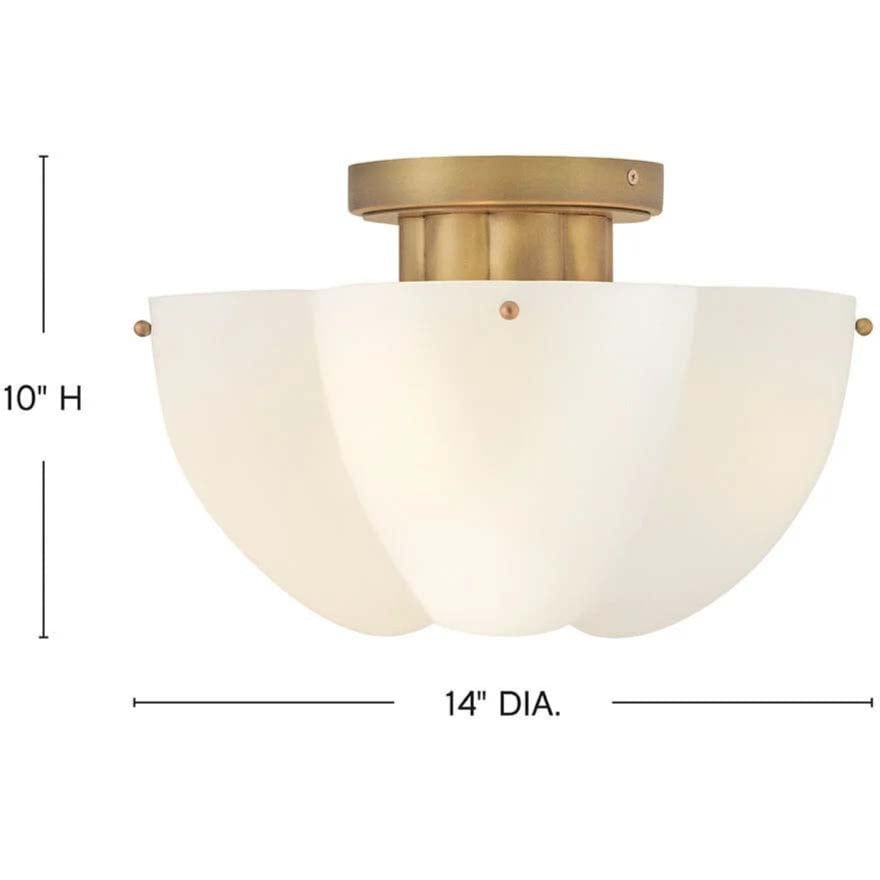 Becca Semi-Flush Mount Flush Mount 47583HB 640665925609