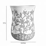 Bellina Ceramic Carved Stool/Side Table Outdoor Side Tables TOV-OC54698 793580647863