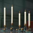 Bernadette Antique Gold Patina Candle Holder Candleholders