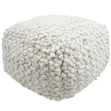 Betsy Cream Woven Pouf Pouf TOV-OC18665