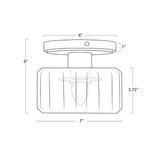 Bijoux Crystal Flush Mount Lighting