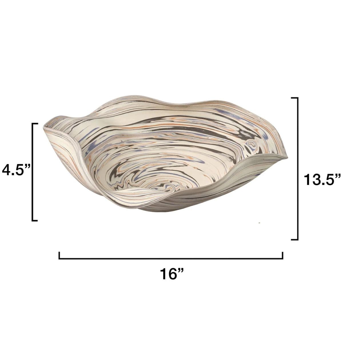 Billowed Bowl Centerpiece + Accent Bowls 7BILL-BOBL