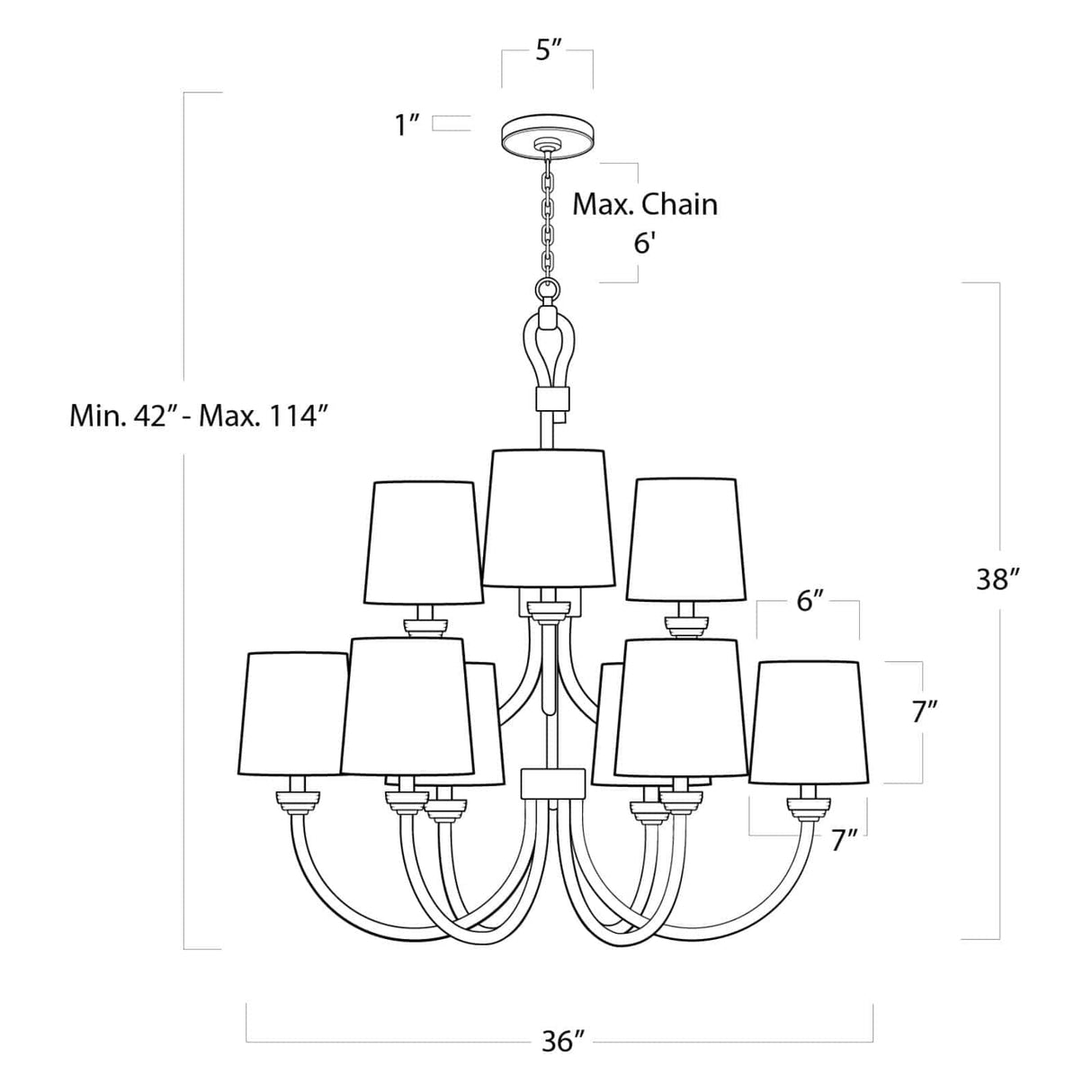 Bimini Chandelier Chandelier