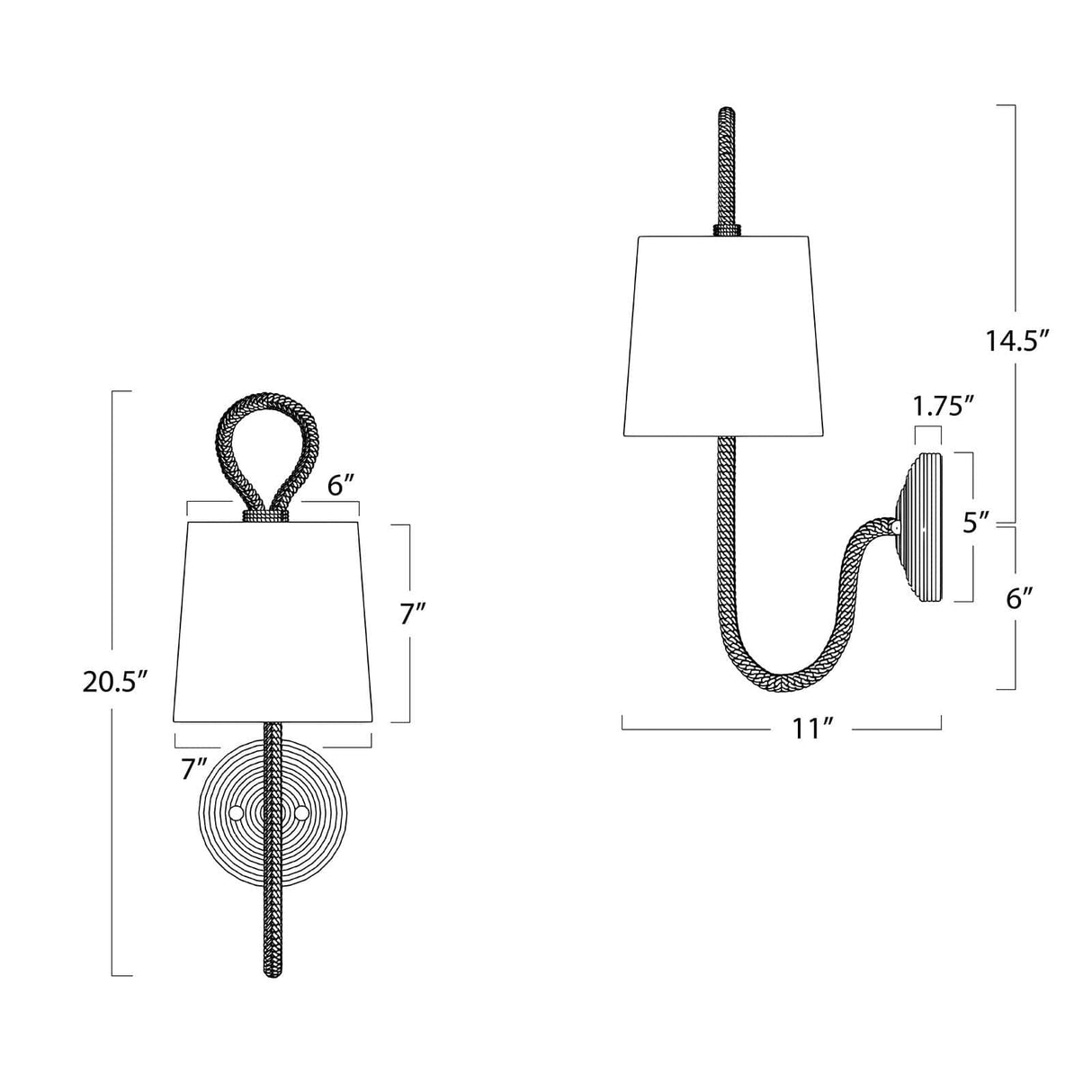 Bimini Single Sconce Wall Lighting 15-1126 844717096334