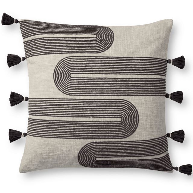 Black/Grey Pillow Throw Pillows PSETPBR0003BLGYPIL3 885369776144