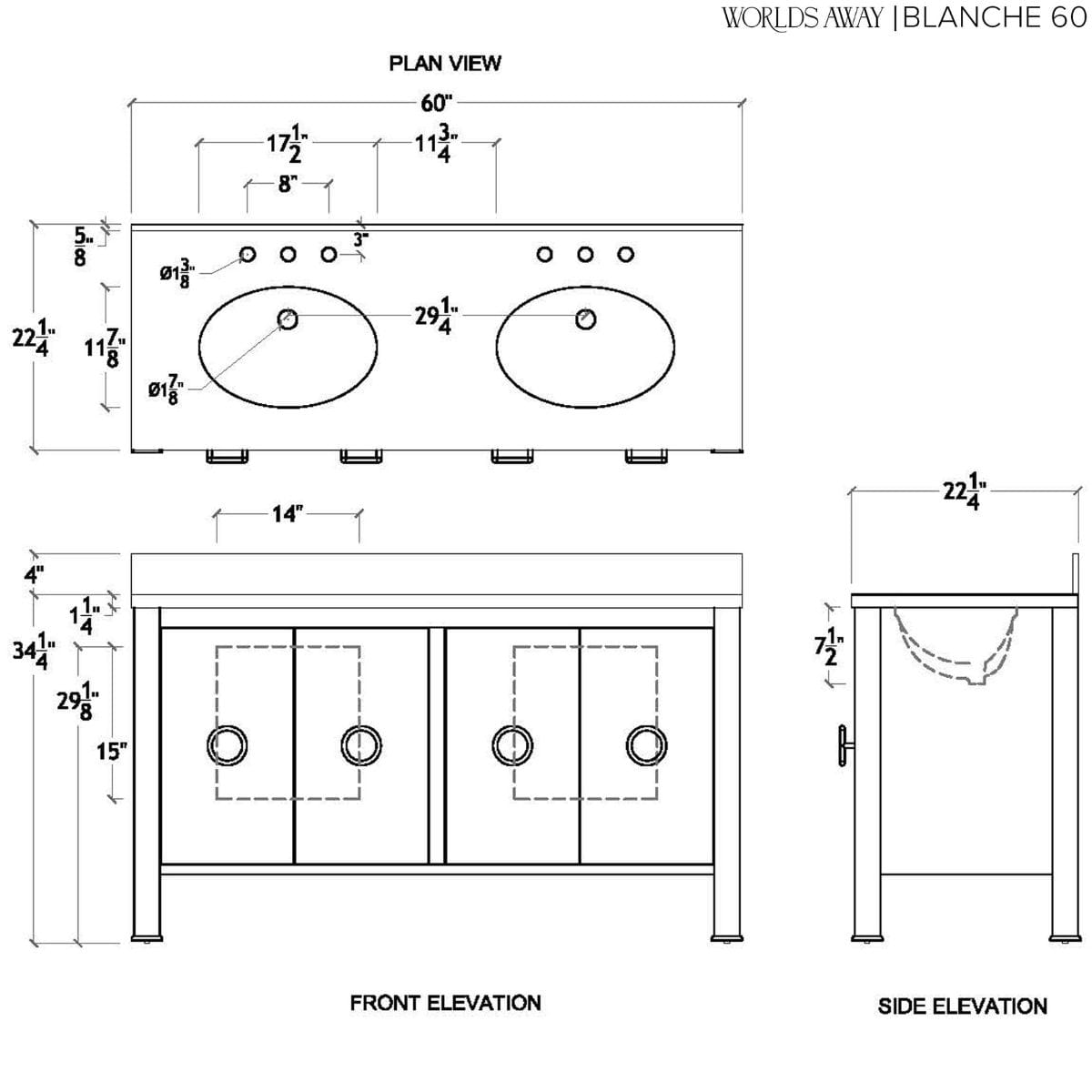 Blanche Bath Vanity Bath Vanities