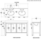 Blanche Bath Vanity Bath Vanities