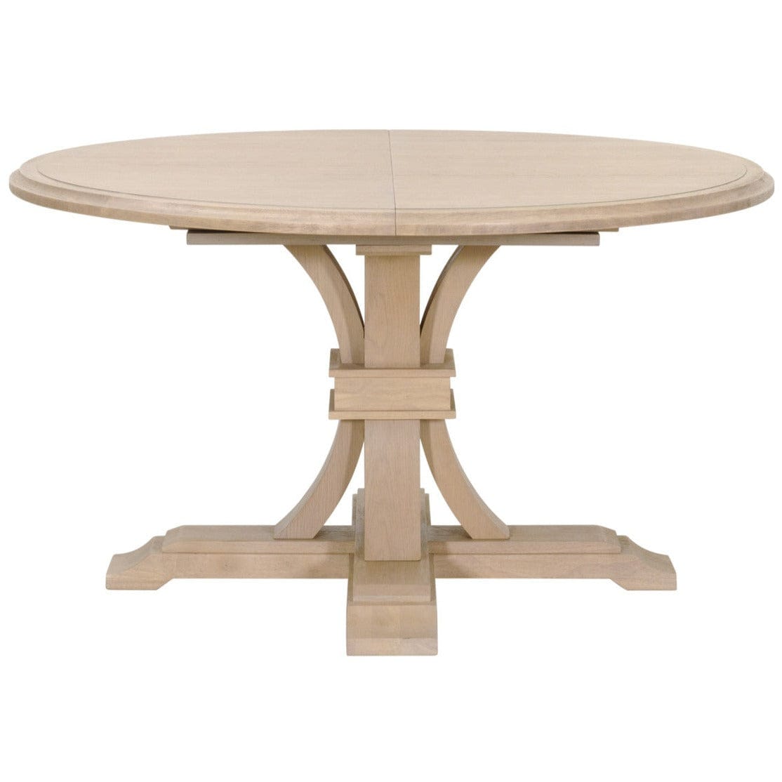 BLU Home Devon 54" Rounded Extension Dining Table Furniture