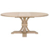 BLU Home Devon 54" Rounded Extension Dining Table Furniture orient-express-6070.LHON