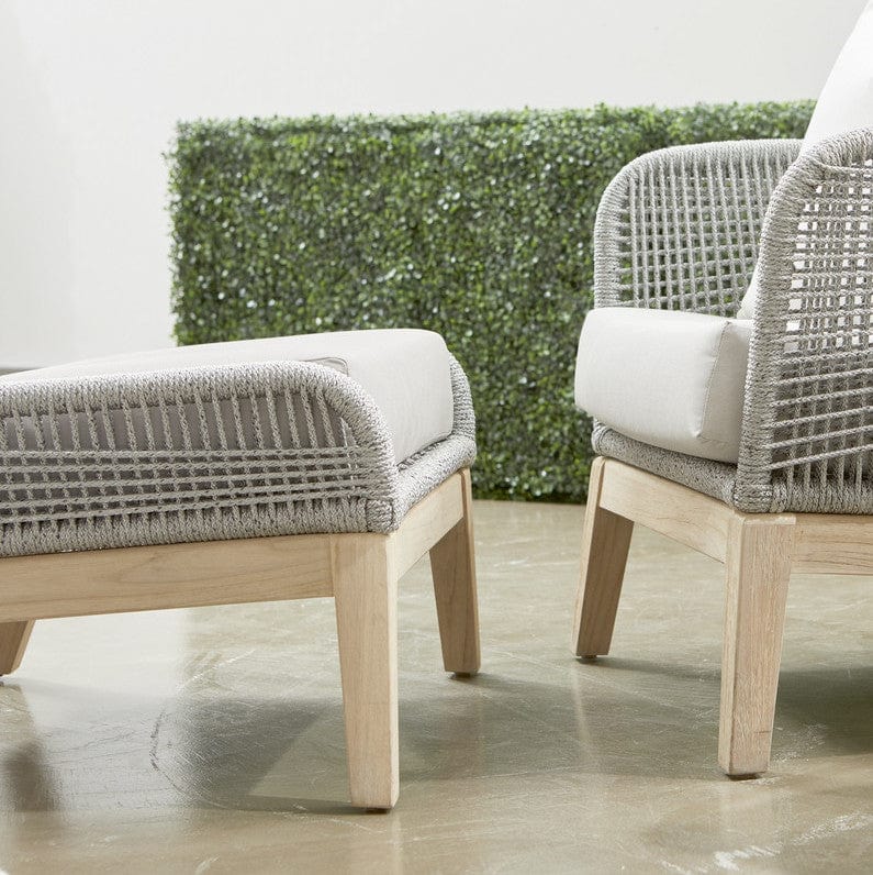 BLU Home Loom Outdoor Footstool Outdoor Furniture