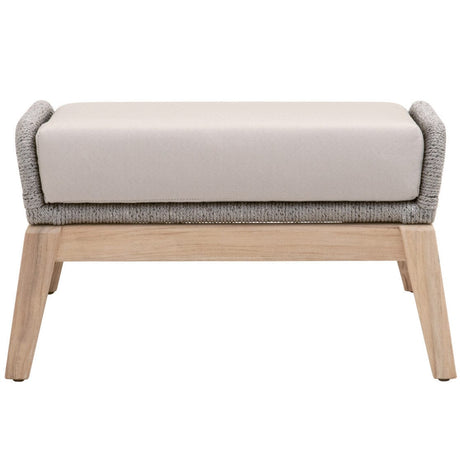 BLU Home Loom Outdoor Footstool Outdoor Furniture orient-express-6817FS.PLA-R/SG/GT