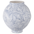 Blue Zag Vase Vases 1200-0866 633306056817