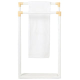 Bolzano Freestanding Towel Rack Bath Accessory 06BOLZ-WH-TRFS20X36