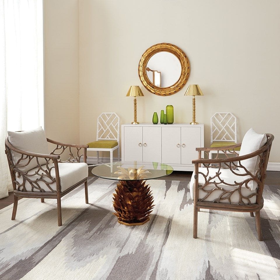 Bosco Arm Chair – Meadow Blu