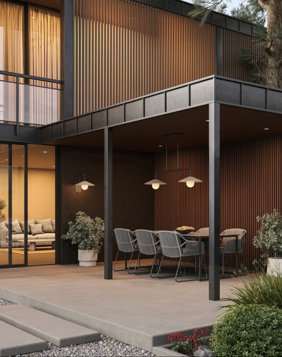 Bothy Double Outdoor Pendant Outdoor Ceiling Lighting 9500-0022