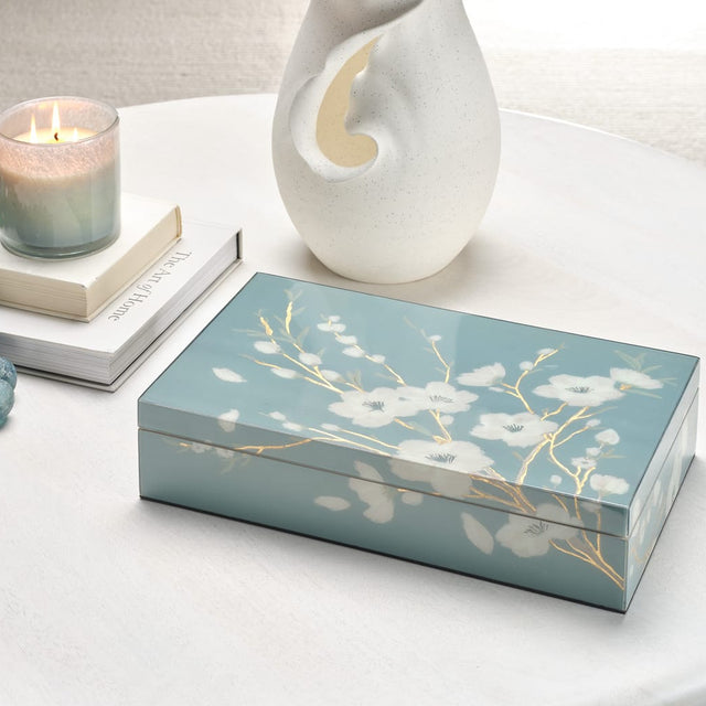 Bouquet Lacquered Box Boxes 7BOUQ-BXBL 688933041651