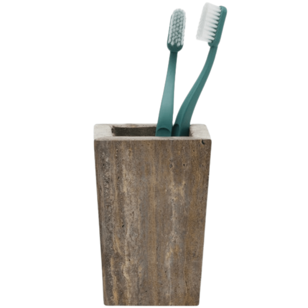 Bowen Brush Holder Bath Accessory 01BOWE-GRY-BHSS