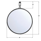Brian Patrick Flynn Alston Mirror Round + Oval Mirrors AST-M860-MK 633779104398