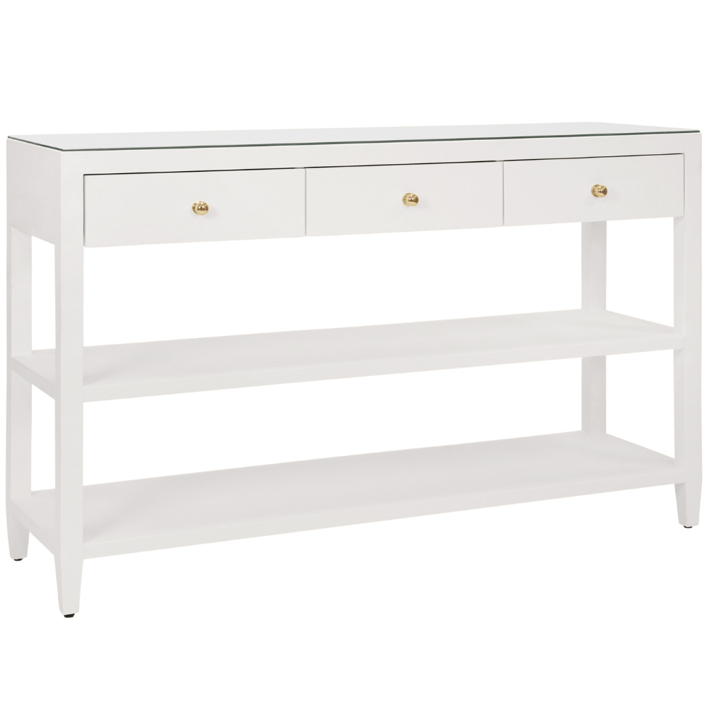 Briar Console Table Bookcases, Tall Cabinets + Shelving