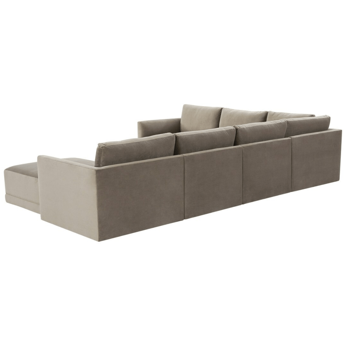 Briarwood Velvet Modular Chaise Sectional Sectional