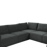 Briarwood Velvet Modular Chaise Sectional Sectional