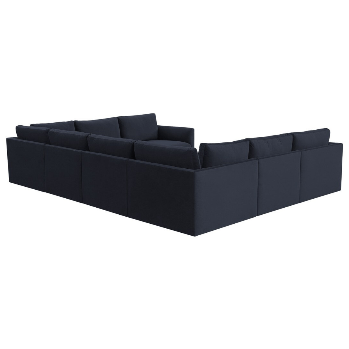 Briarwood Velvet Modular Large U Sectional Sectional