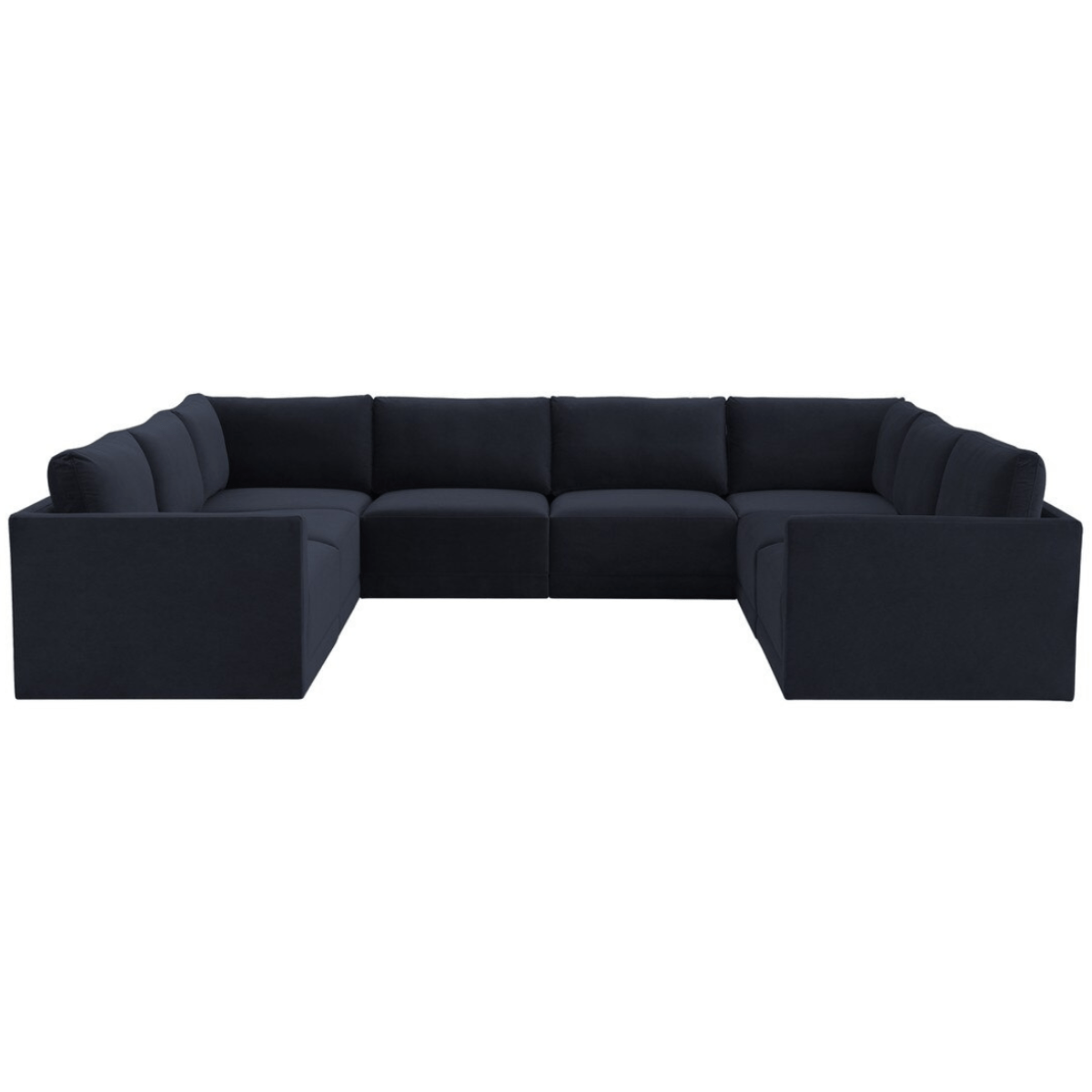 Briarwood Velvet Modular Large U Sectional Sectional REN-L03130-SEC2