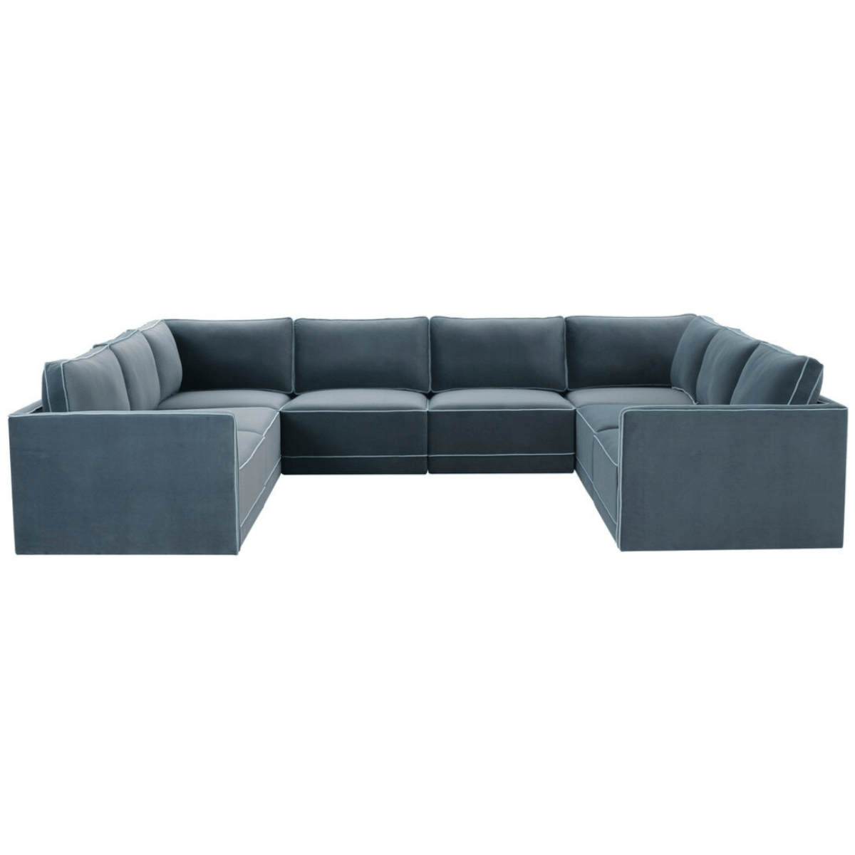 Briarwood Velvet Modular Large U Sectional Sectional REN-L03150-SEC2