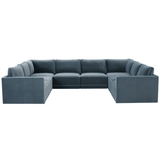 Briarwood Velvet Modular Large U Sectional Sectional REN-L03150-SEC2