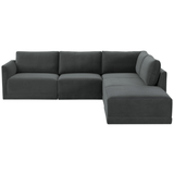 Briarwood Velvet Modular RAF Sectional Sectional REN-L03120-SEC4-R