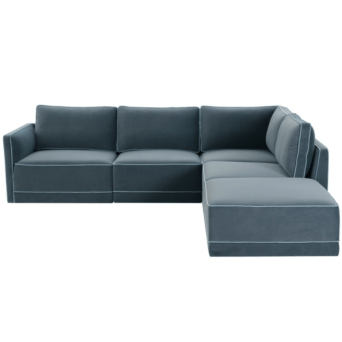 Briarwood Velvet Modular RAF Sectional Sectional REN-L03150-SEC4-R