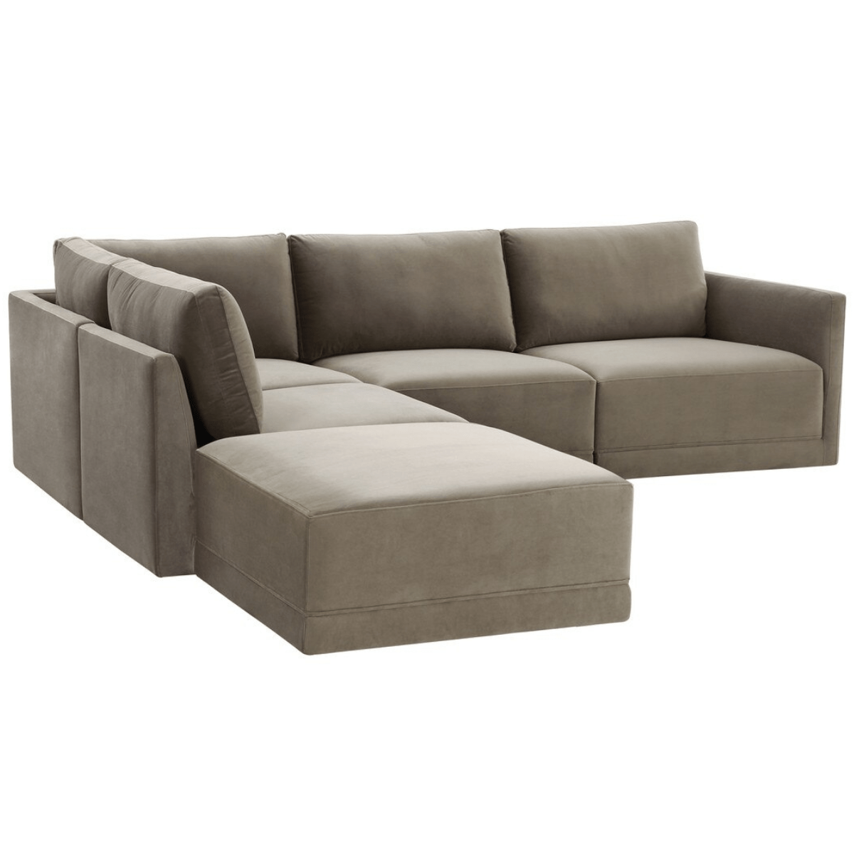 Briarwood Velvet Modular Sectional Sectional