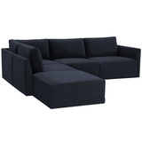 Briarwood Velvet Modular Sectional Sectional