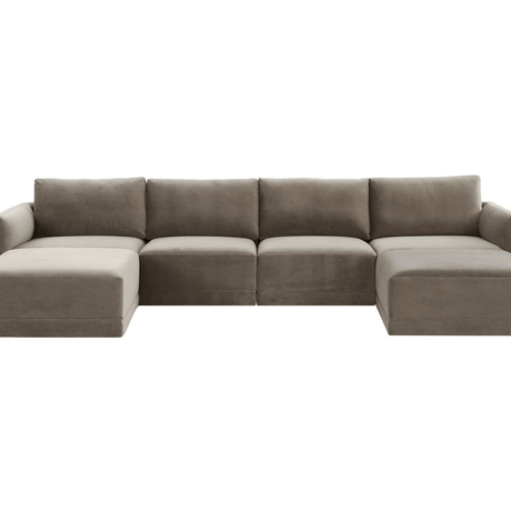 Briarwood Velvet Modular U Sectional Sectional REN-L03110-SEC1