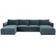 Briarwood Velvet Modular U Sectional Sectional REN-L03150-SEC1