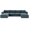 Briarwood Velvet Modular U Sectional Sectional REN-L03150-SEC1