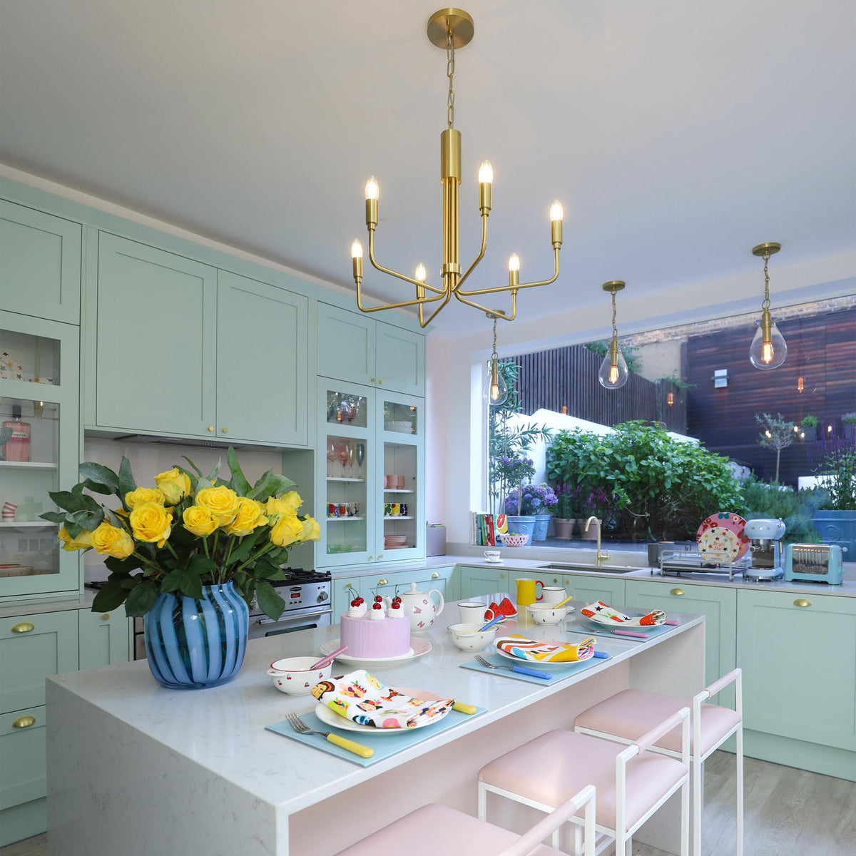 Brigitte Chandelier – Meadow Blu