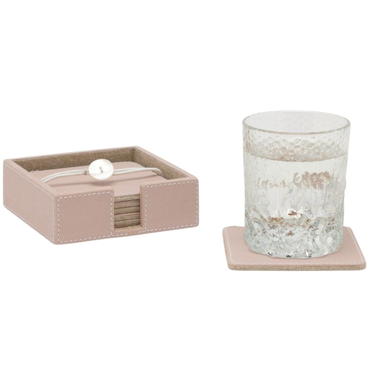 Bristol Dusty Rose Bar Collection Ice Buckets + Bar Sets
