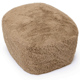 Britt Vegan Shearling Ottoman Ottoman