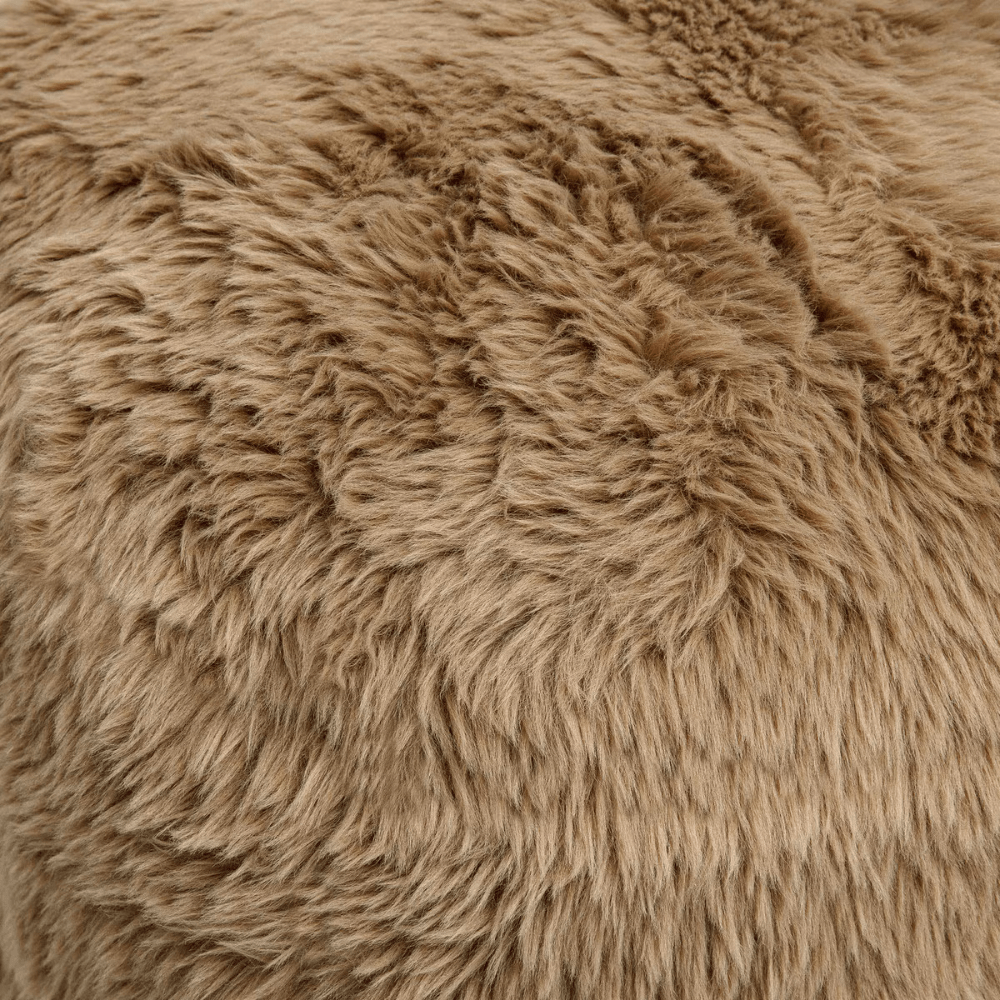 Britt Vegan Shearling Ottoman Ottoman