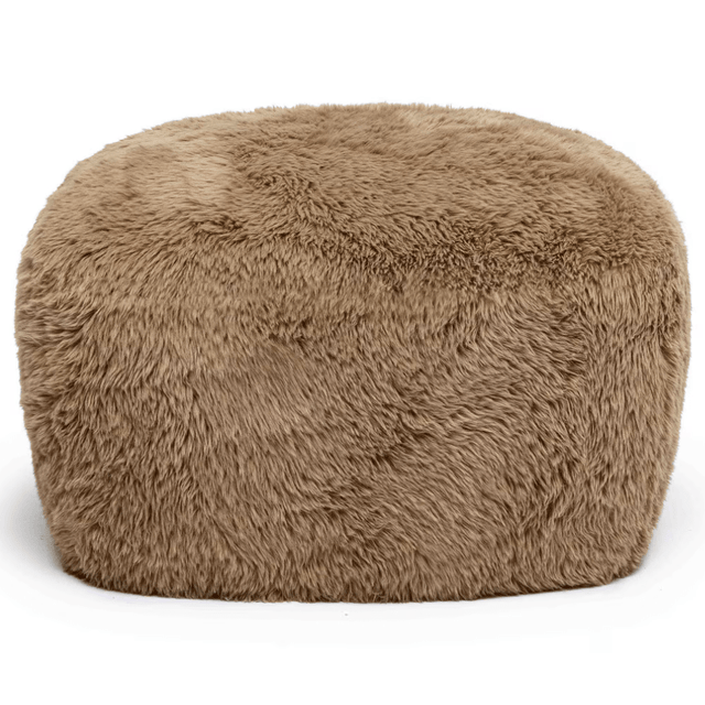 Britt Vegan Shearling Ottoman Ottoman TOV-OC69027