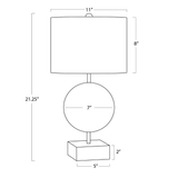 Brittney Mini Shell Lamp Lighting 13-1636