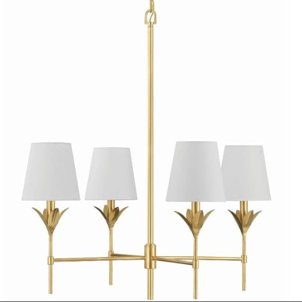 Broche 4 Light Chandelier Chandeliers 534-GA