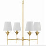 Broche 4 Light Chandelier Chandeliers 534-GA