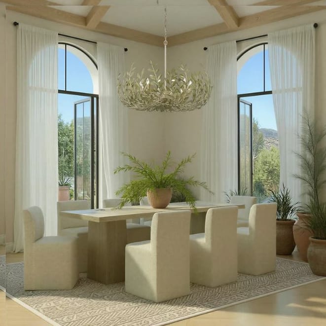 Broche Green Chandelier Chandeliers