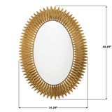 Broche Integrated LED Mirror Round + Oval Mirrors BRH-M500-GA 633779101199