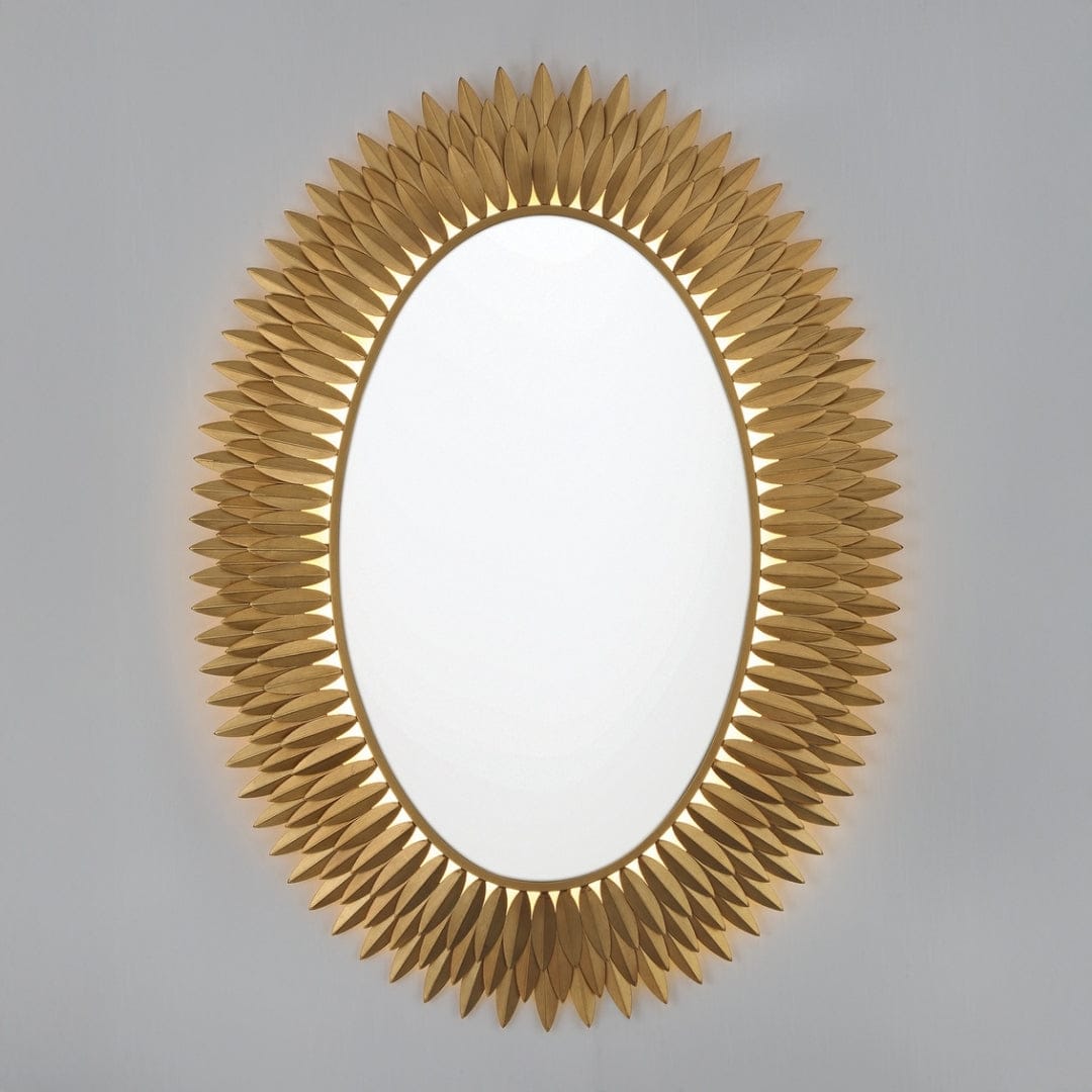 Broche Integrated LED Mirror Round + Oval Mirrors BRH-M500-GA 633779101199
