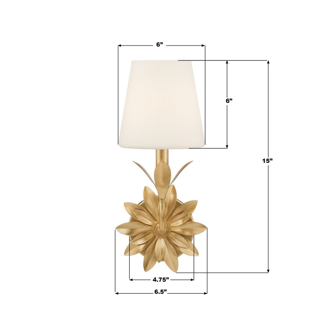 Broche Sconce Wall Sconces