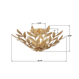 Broche Semi Flush Flush Mount