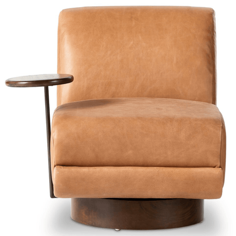 Bronwyn Swivel Chair with Side Table Accent Chair 227894-006